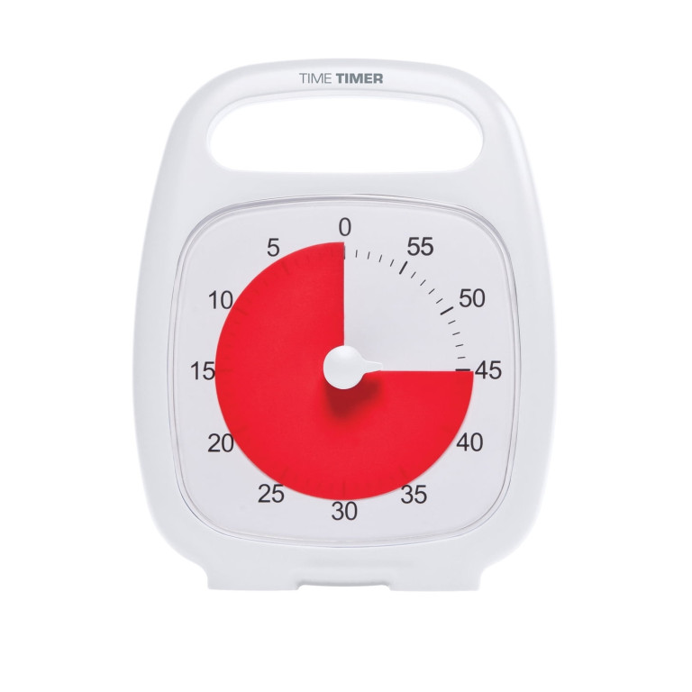 Klocka Time Timer® Plus Vit 60 min