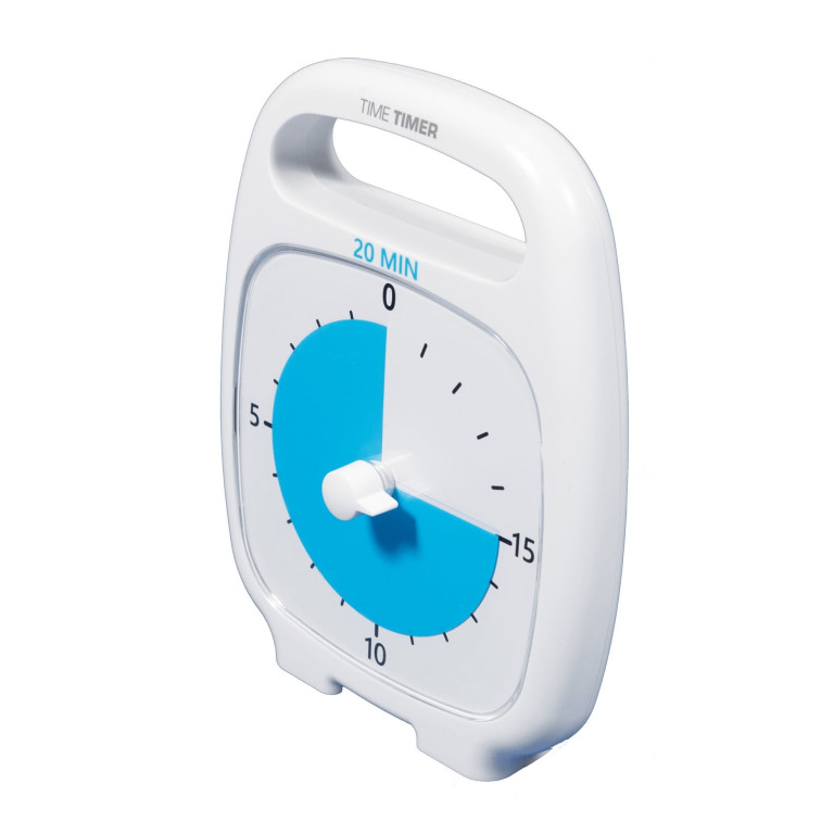 Klocka Time Timer® Plus Vit 20 min