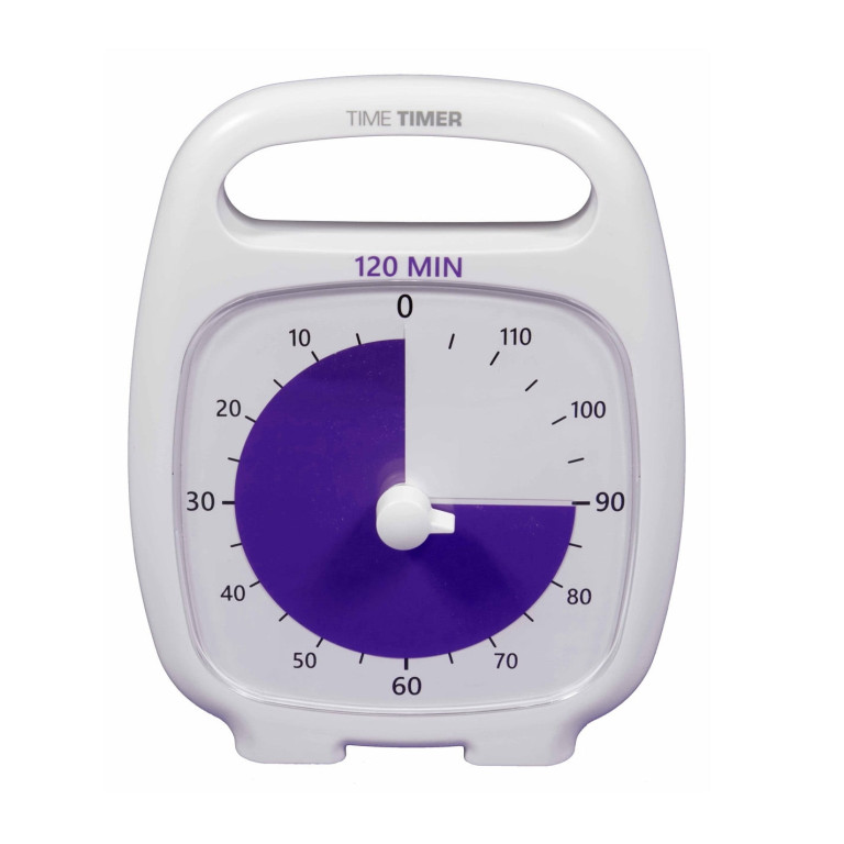 Klocka Time Timer® Plus Vit 120 min