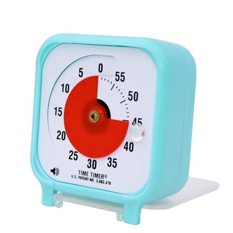 Klocka Time Timer® Small 8x8cm Turkos